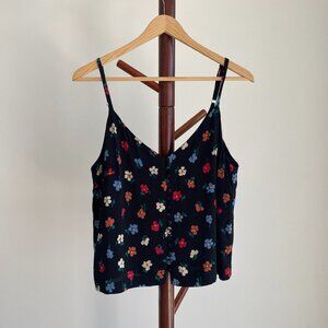 Madewell floral crop tank 6